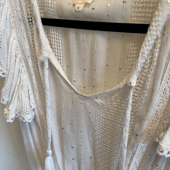 Surf Gypsy Crochet Dress - White Sparkle - Picture 8 of 9